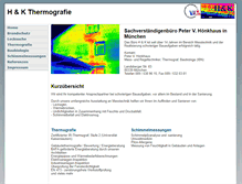 Tablet Screenshot of hk-thermografie.de